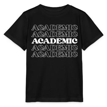 Professeur académique Enseignement Tuteur Enseignant - T-shirt bio MINI CREATOR Stanley/Stella Enfant - noir - Devant - Mikhail (115cm)