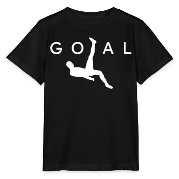 Fallrückzieher GOAL - Stanley/Stella Kinder T-Shirt MINI CREATOR  - Schwarz - Vorne - Mikhail (115cm)