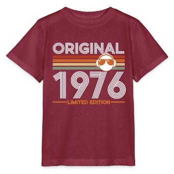 1976 - Stanley/Stella MINI CREATOR Kids’ T-Shirt - burgundy - Front - Kain (125cm)