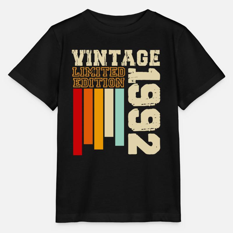 1992 - T-shirt bio MINI CREATOR Stanley/Stella Enfant - noir