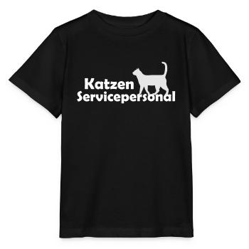 Chats Personnel - T-shirt bio MINI CREATOR Stanley/Stella Enfant - noir - Devant - Mikhail (115cm)