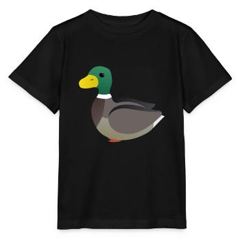 Ente süß Kinder - Stanley/Stella Kinder T-Shirt MINI CREATOR  - Schwarz - Vorne - Mikhail (115cm)