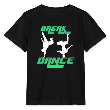 Break dance - T-shirt bio MINI CREATOR Stanley/Stella Enfant - noir - Devant - Mikhail (115cm)