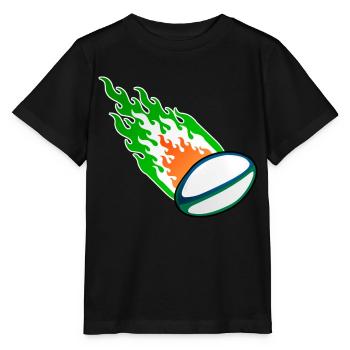 Fireball Rugby Ireland - Stanley/Stella MINI CREATOR Kids’ T-Shirt - black - Front - Mikhail (115cm)