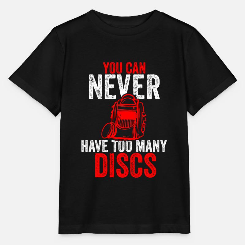 Disc Golf Funny Disc Golf Saying Disc Golfer - Stanley/Stella MINI CREATOR Kids’ T-Shirt - black