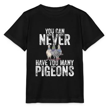 Pigeon fanciers pigeons pigeons - Stanley/Stella MINI CREATOR Kids’ T-Shirt - black - Front - Mikhail (115cm)