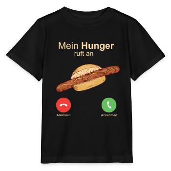Thüringer Bratwurst Vatertag Grillen - Stanley/Stella Kinder T-Shirt MINI CREATOR  - Schwarz - Vorne - Mikhail (115cm)