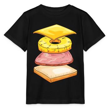 Hawaii Toast - Stanley/Stella Kinder T-Shirt MINI CREATOR  - Schwarz - Vorne - Mikhail (115cm)