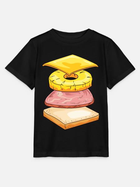 Hawaii Toast - Stanley/Stella Kinder T-Shirt MINI CREATOR  - Schwarz