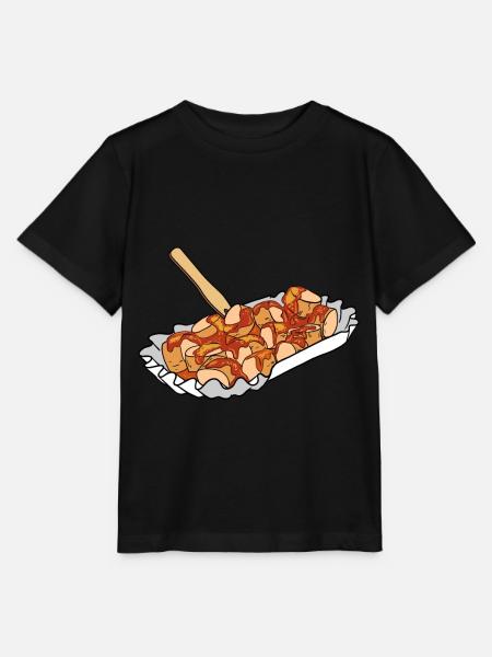 Currywurst Curry Wurst Bratwurst Berliner Ruhrpott - Stanley/Stella Kinder T-Shirt MINI CREATOR  - Schwarz