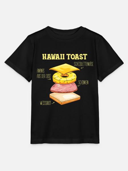 Hawaii Toast - Stanley/Stella Kinder T-Shirt MINI CREATOR - Schwarz