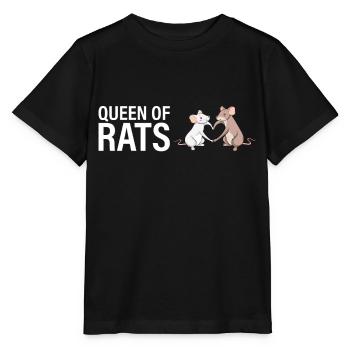 Queen of Rats - Stanley/Stella Kinder T-Shirt MINI CREATOR  - Schwarz - Vorne - Mikhail (115cm)