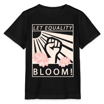 Equality Gleichberechtigung Feministin - Stanley/Stella Kinder T-Shirt MINI CREATOR  - Schwarz - Vorne - Mikhail (115cm)