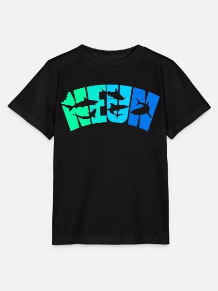 9. Geburtstag Hai Junge 9 Jahre alt Haie - Stanley/Stella Kinder T-Shirt MINI CREATOR  - Schwarz