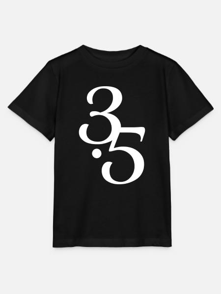 Conception humaine 3/5 Profil - T-shirt bio MINI CREATOR Stanley/Stella Enfant - noir