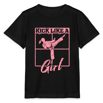 Martial Arts Martial Arts Women Girls - Stanley/Stella MINI CREATOR Kids’ T-Shirt - black - Front - Mikhail (115cm)