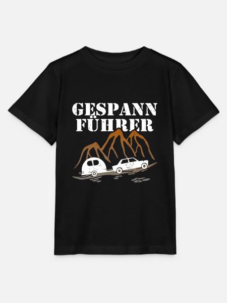 Gespannführer Wohnwagen lustig - Stanley/Stella Kinder T-Shirt MINI CREATOR  - Schwarz