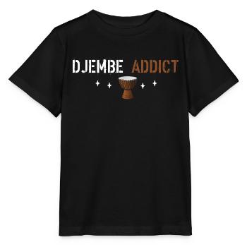 Djembe addict - Stanley/Stella MINI CREATOR Kids’ T-Shirt - black - Front - Mikhail (115cm)