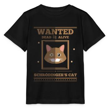 Schroedinger's Cat I Funny Dead and Alive - Stanley/Stella MINI CREATOR Kids’ T-Shirt - black - Front - Mikhail (115cm)