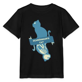 Schroedinger's Cat I Funny Dead or Alive - Stanley/Stella MINI CREATOR Kids’ T-Shirt - black - Front - Mikhail (115cm)