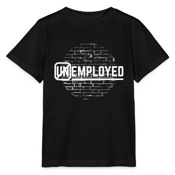 Emploi Sans emploi Conception de nouveaux cadeaux d’emploi - T-shirt bio MINI CREATOR Stanley/Stella Enfant - noir - Devant - Mikhail (115cm)