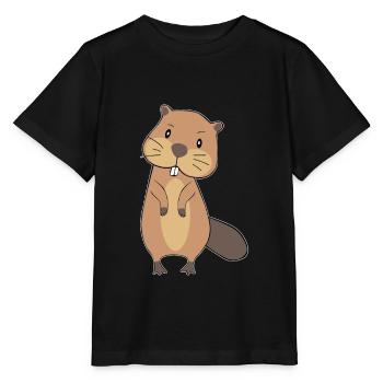 BIEBER - Stanley/Stella Kinder T-Shirt MINI CREATOR  - Schwarz - Vorne - Mikhail (115cm)