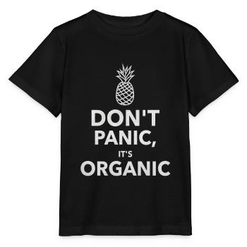 Ne paniquez pas c'est organique - T-shirt bio MINI CREATOR Stanley/Stella Enfant - noir - Devant - Mikhail (115cm)