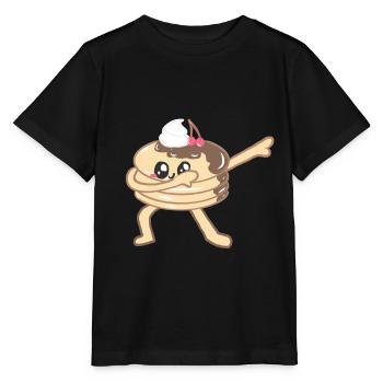 Dancing Steppes Rocking Beaten Dances Pancake - Stanley/Stella MINI CREATOR Kids’ T-Shirt - black - Front - Mikhail (115cm)