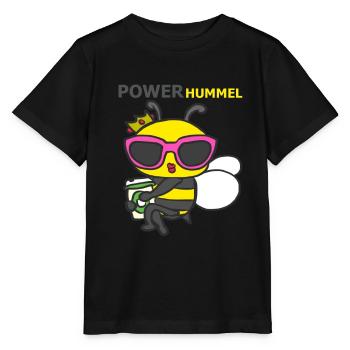 HUMMEL - Stanley/Stella Kinder T-Shirt MINI CREATOR  - Schwarz - Vorne - Mikhail (115cm)