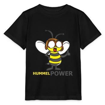 HUMMEL - Stanley/Stella Kinder T-Shirt MINI CREATOR  - Schwarz - Vorne - Mikhail (115cm)