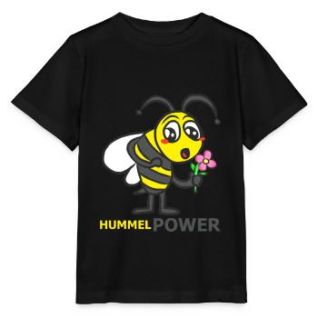 HUMMEL - Stanley/Stella Kinder T-Shirt MINI CREATOR  - Schwarz - Vorne - Mikhail (115cm)