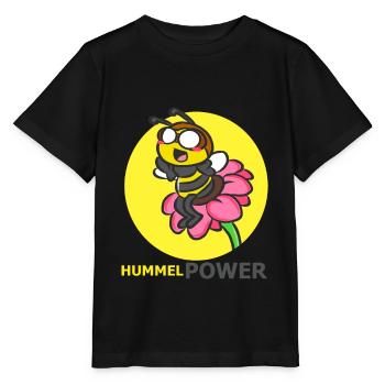 HUMMEL - Stanley/Stella Kinder T-Shirt MINI CREATOR  - Schwarz - Vorne - Mikhail (115cm)
