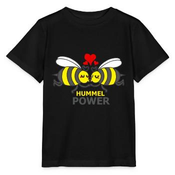 HUMMEL - Stanley/Stella Kinder T-Shirt MINI CREATOR  - Schwarz - Vorne - Mikhail (115cm)