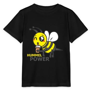 HUMMEL - Stanley/Stella Kinder T-Shirt MINI CREATOR  - Schwarz - Vorne - Mikhail (115cm)