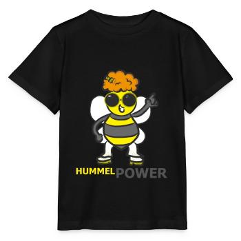 HUMMEL - Stanley/Stella Kinder T-Shirt MINI CREATOR  - Schwarz - Vorne - Mikhail (115cm)