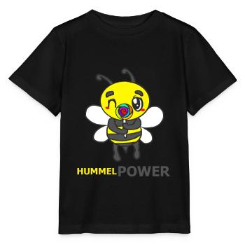 HUMMEL - Stanley/Stella Kinder T-Shirt MINI CREATOR  - Schwarz - Vorne - Mikhail (115cm)
