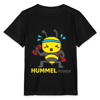 HUMMEL - Stanley/Stella Kinder T-Shirt MINI CREATOR  - Schwarz - Vorne - Mikhail (115cm)