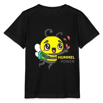 HUMMEL - Stanley/Stella Kinder T-Shirt MINI CREATOR  - Schwarz - Vorne - Mikhail (115cm)
