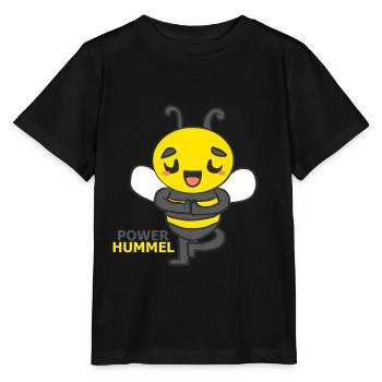 HUMMEL - Stanley/Stella Kinder T-Shirt MINI CREATOR  - Schwarz - Vorne - Mikhail (115cm)