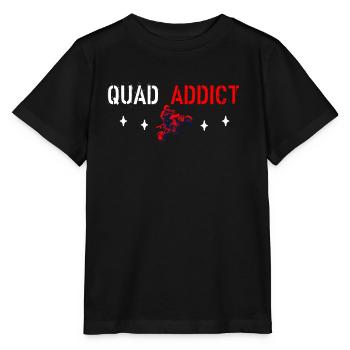 Quad addict - Stanley/Stella MINI CREATOR Kids’ T-Shirt - black - Front - Mikhail (115cm)