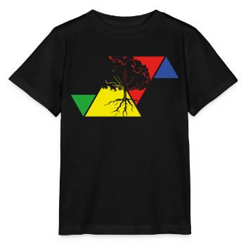 Environmental Protection Tree - Stanley/Stella MINI CREATOR Kids’ T-Shirt - black - Front - Mikhail (115cm)