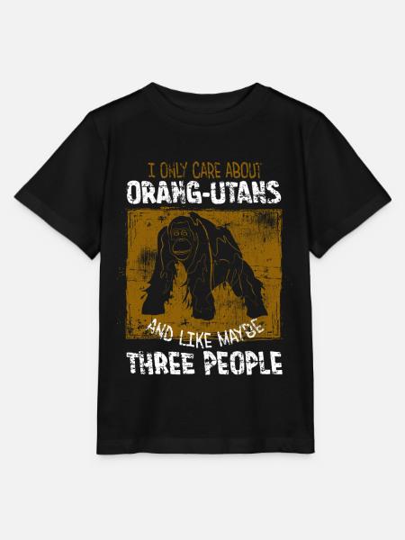 Orang Utan - Stanley/Stella Kinder T-Shirt MINI CREATOR - Schwarz