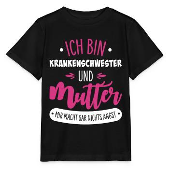 Nurse Mama - Stanley/Stella MINI CREATOR Kids’ T-Shirt - black - Front - Mikhail (115cm)