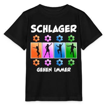 Schlager - Stanley/Stella Kinder T-Shirt MINI CREATOR  - Schwarz - Vorne - Mikhail (115cm)