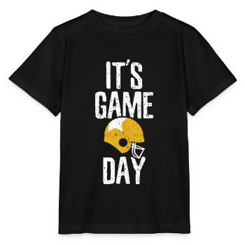 Football américain - T-shirt bio MINI CREATOR Stanley/Stella Enfant - noir - Devant - Mikhail (115cm)