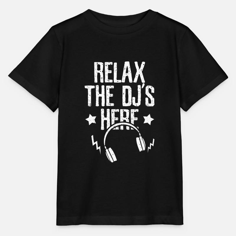 DJ - T-shirt bio MINI CREATOR Stanley/Stella Enfant - noir