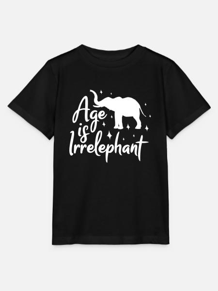 Elefant - Stanley/Stella Kinder T-Shirt MINI CREATOR - Schwarz