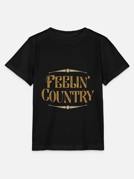 Country Musik - Stanley/Stella Kinder T-Shirt MINI CREATOR - Schwarz