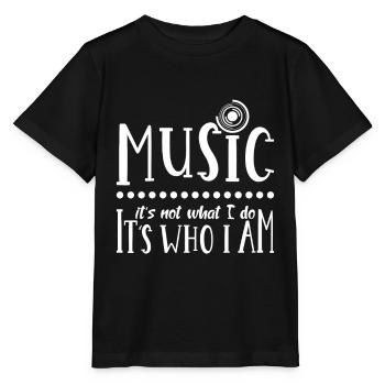 Musiciens - T-shirt bio MINI CREATOR Stanley/Stella Enfant - noir - Devant - Mikhail (115cm)
