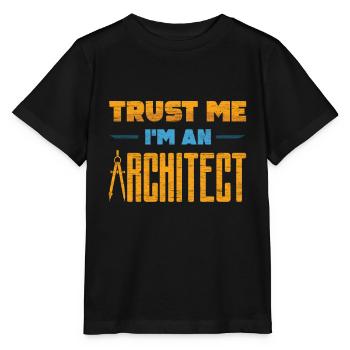 architect - Stanley/Stella MINI CREATOR Kids’ T-Shirt - black - Front - Mikhail (115cm)